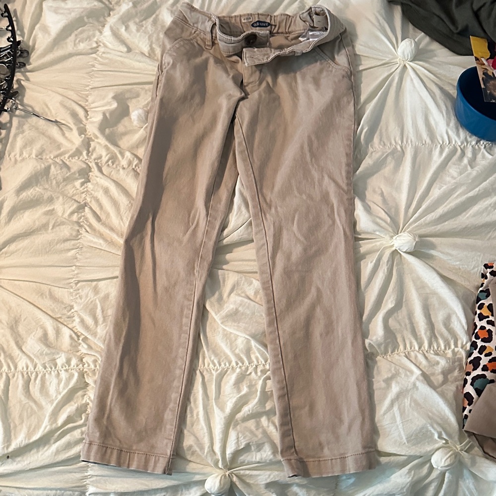 Old navy skinny uniform girls  Khaki Pants